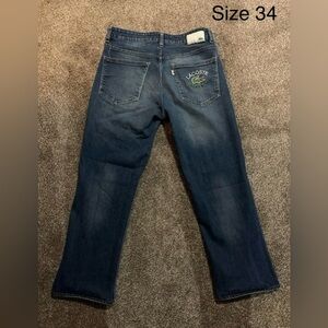 Lacoste Men's Dark Blue Straight Jeans